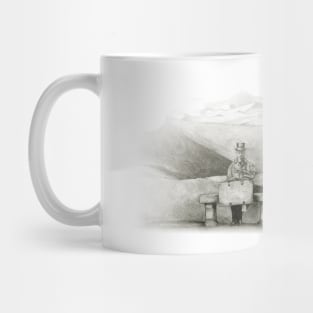 waiting in the desert Mug